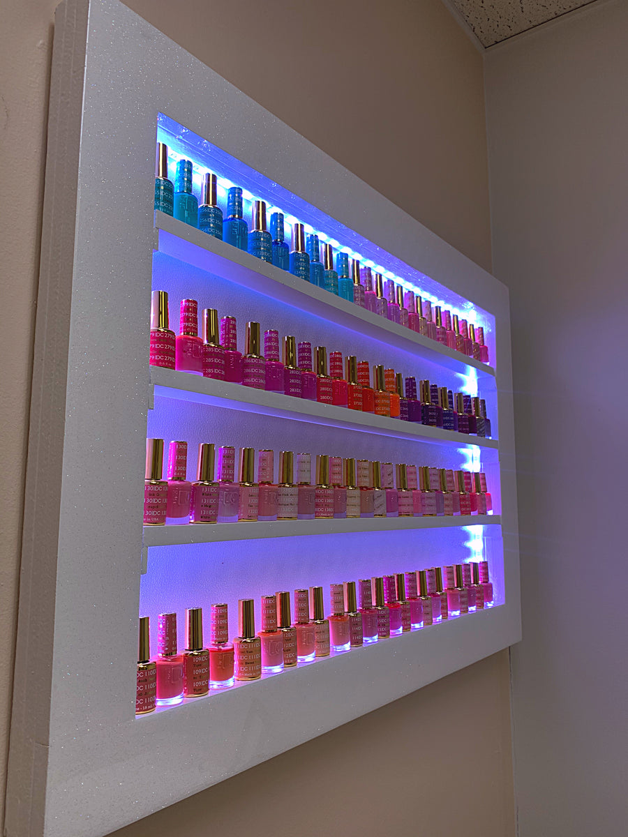 Luxury LED Nail Polish Rack